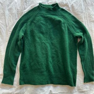 J. Crew Rollneck Sweater - Forest Green, XS